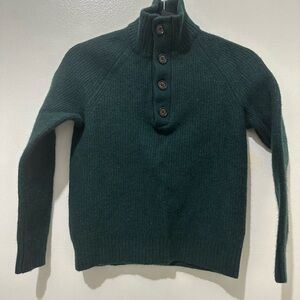 Banana Republic Dark Green Turtleneck Sweater